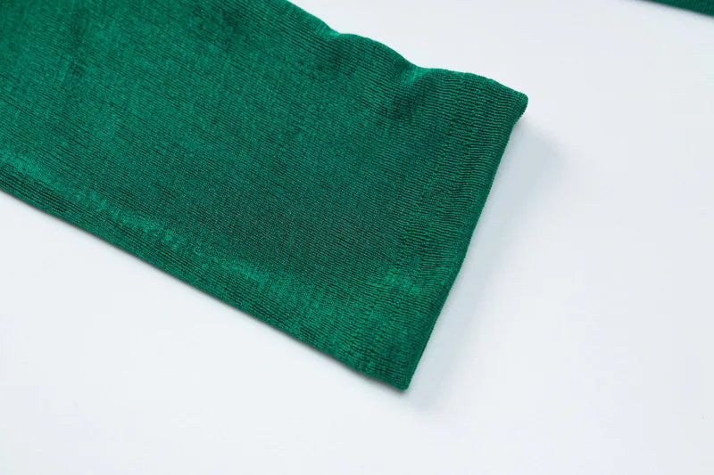 Button Design Sexy 2 Piece Set Autum Square Collar Long Sleeve Crop Top and Side Split Skirts Matching Sets Women Spring Outfits - luxe middelen