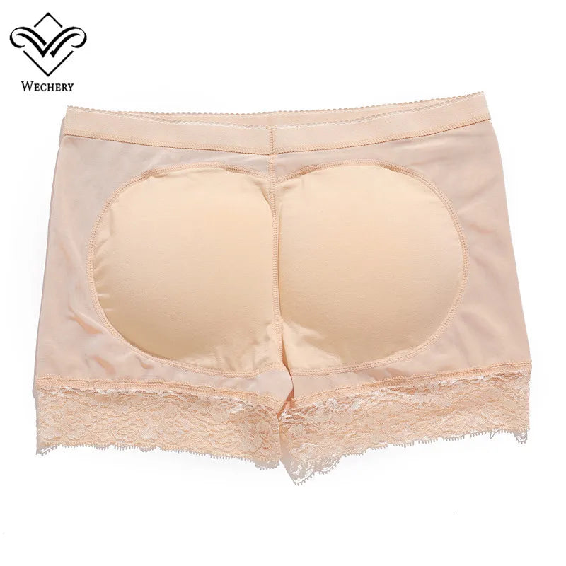 Women's Underwear Fake Buttock Body Shaper Padded Seamless Panties Panty Sexys Hip Enhancer High Waist Tummy Control Short - luxe middelen