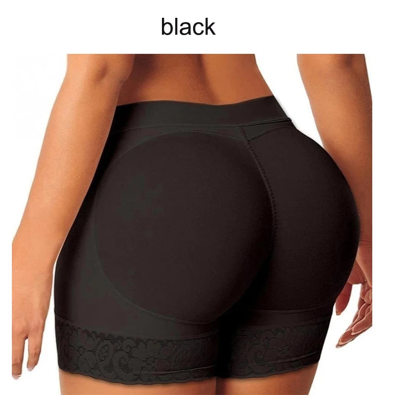 Women's Underwear Fake Buttock Body Shaper Padded Seamless Panties Panty Sexys Hip Enhancer High Waist Tummy Control Short - luxe middelen